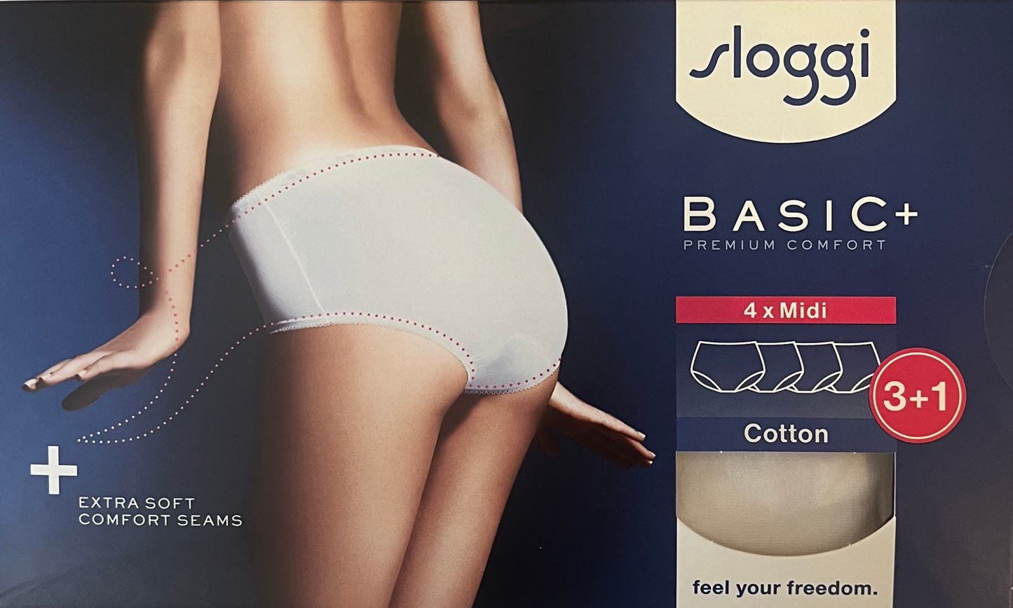 Culotte Sloggi Basic+ Midi 4p