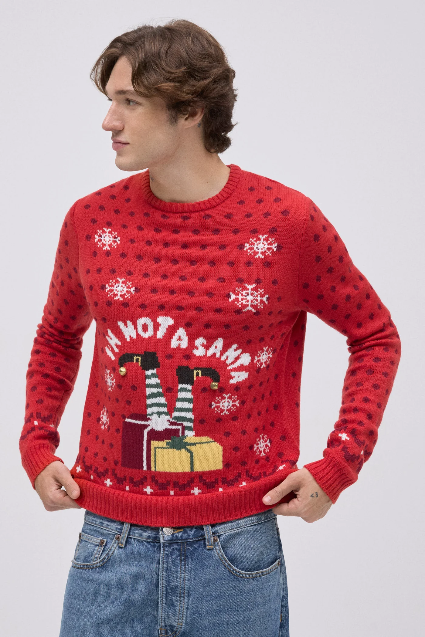 Pull de Noël pour homme avec imprimé