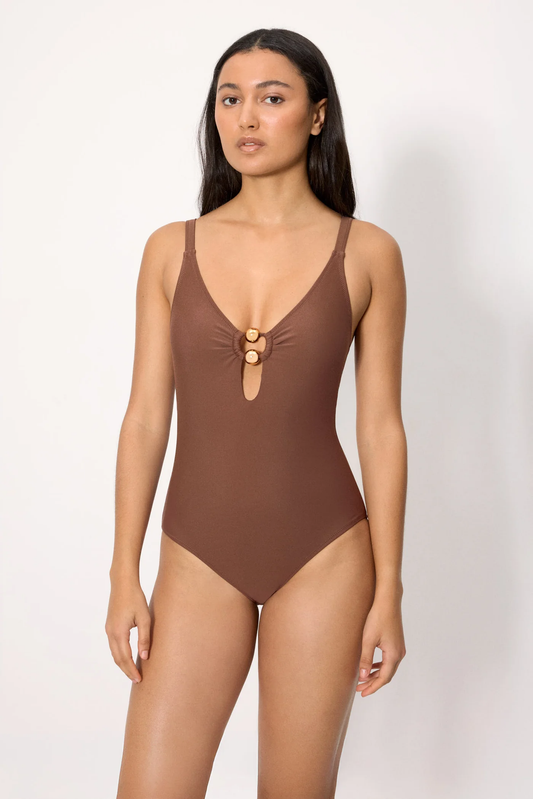 Maillot de bain 1 pièce dos croisé