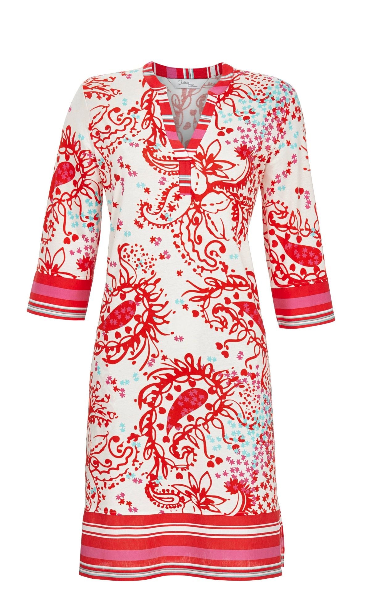 Chemise de nuit Chérie Line manche 3/4