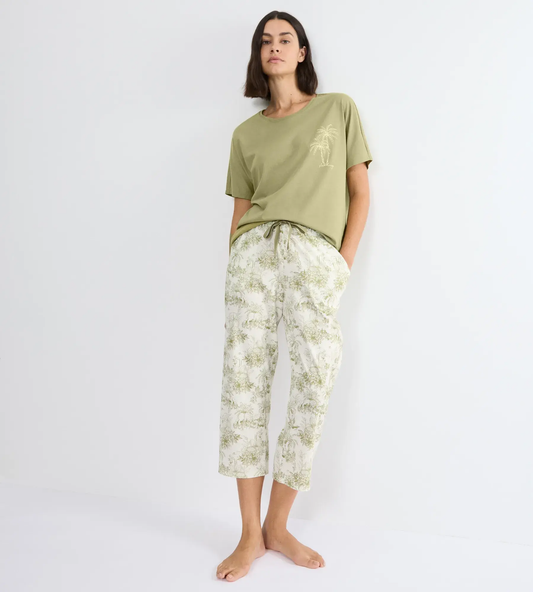Ensemble pyjama pantalon 7/8  MIX & MATCH