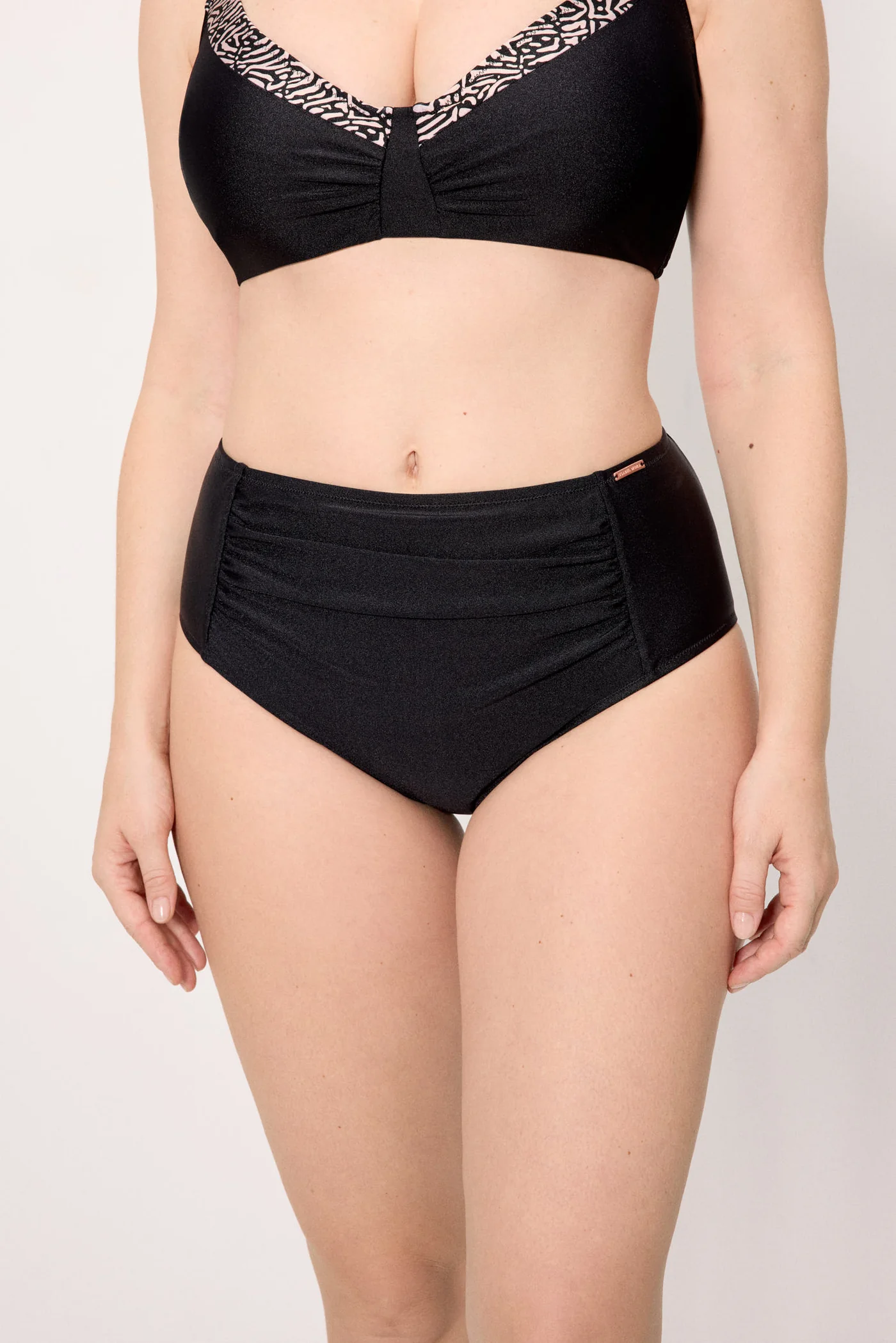 Culotte de bikini taille haute