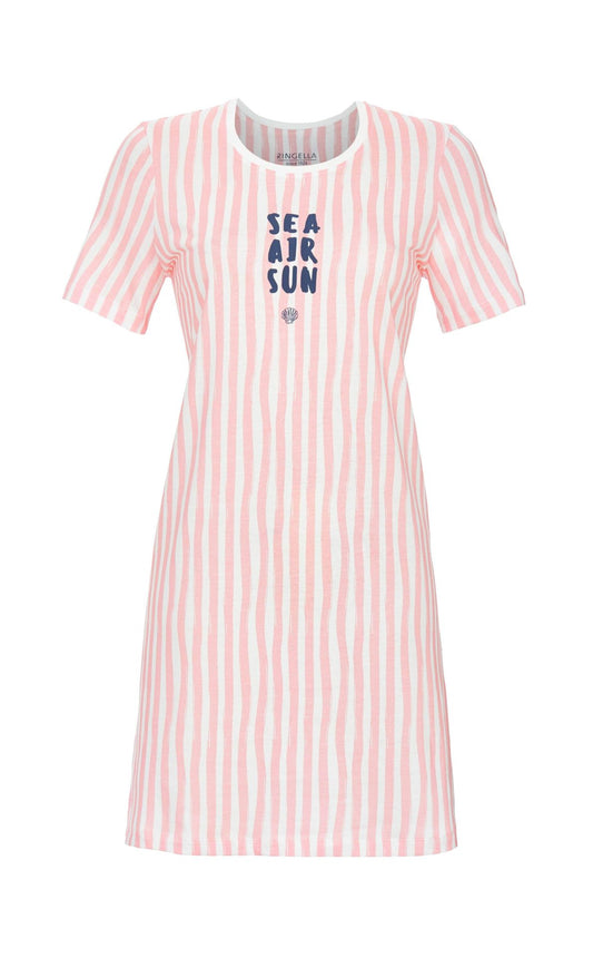 chemise de nuit à manches courtes