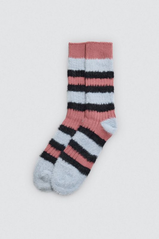 Paire de chaussette rayé noir