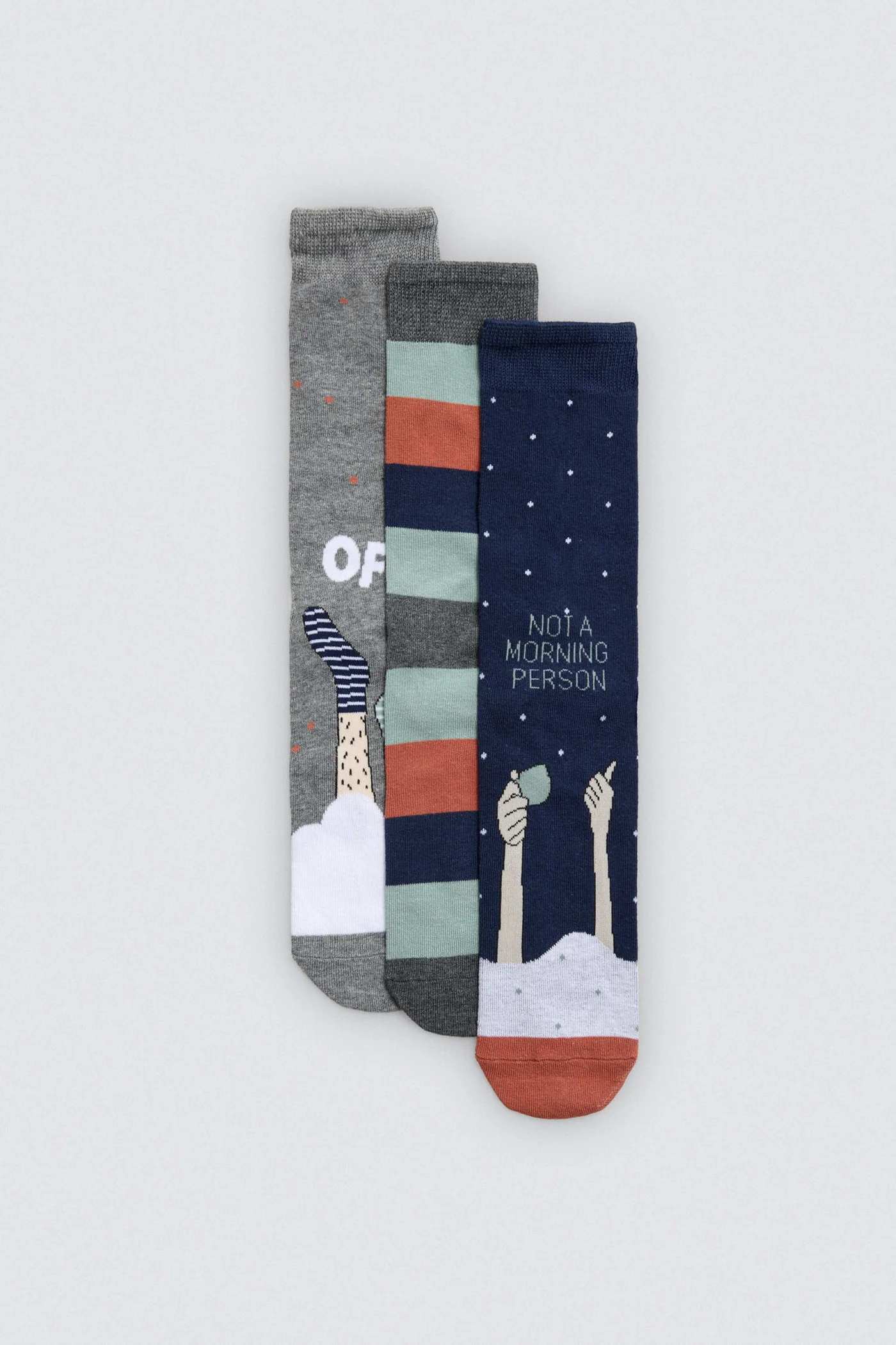 Coffret cadeau de 3 chaussettes homme