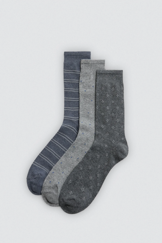 Lot de 3 chaussettes hautes