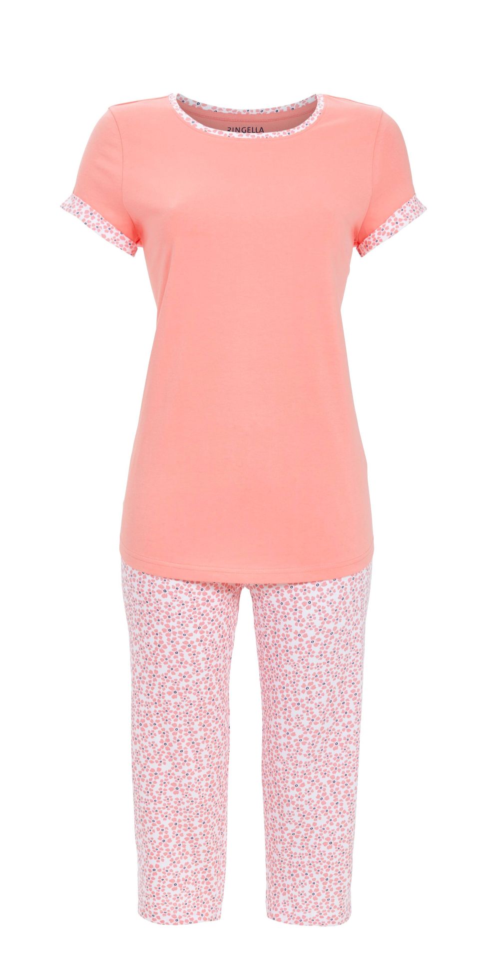 Pyjama 3/4 à fleur