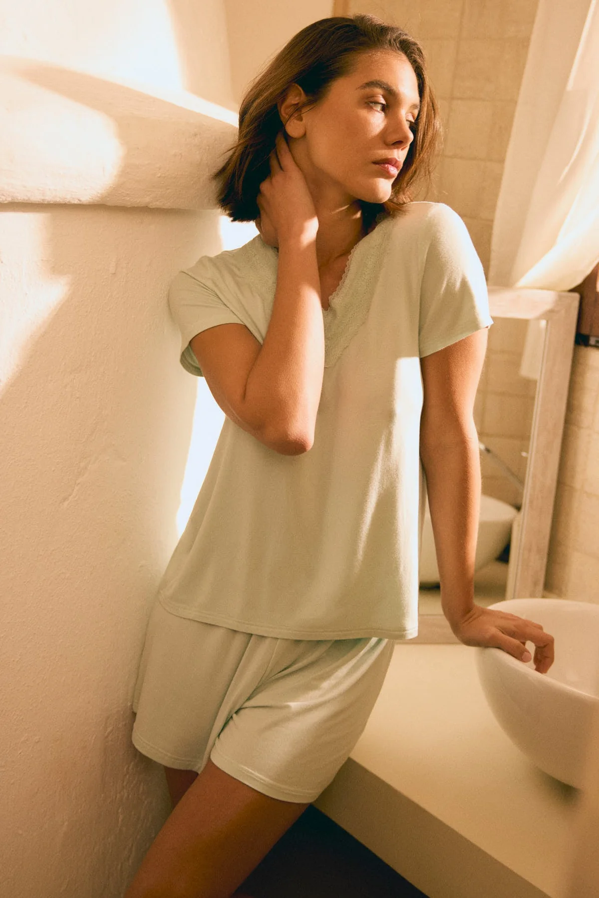 Ensemble pyjama short